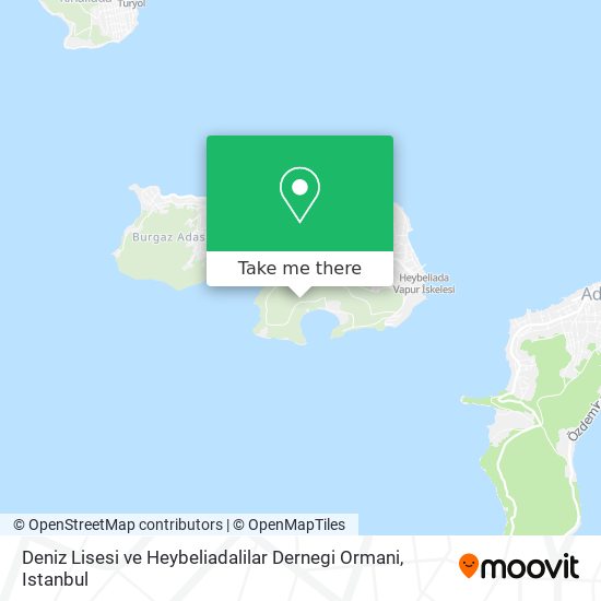 Deniz Lisesi ve Heybeliadalilar Dernegi Ormani map