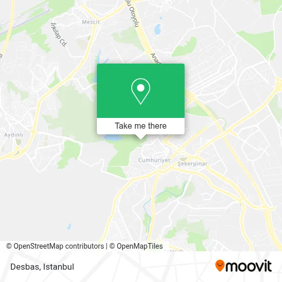 Desbas map