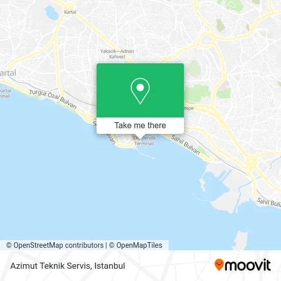 Azimut Teknik Servis map