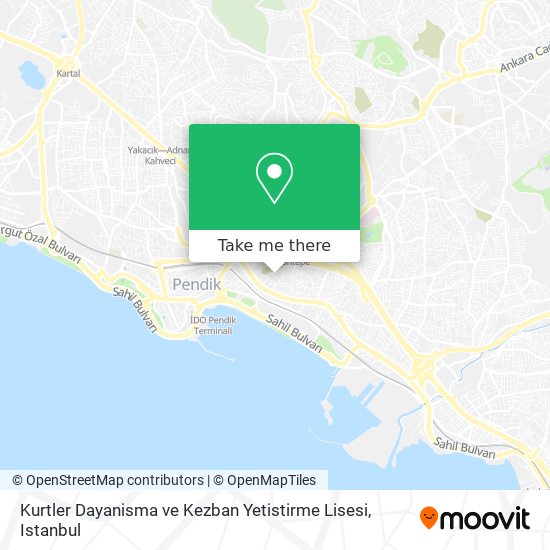 Kurtler Dayanisma ve Kezban Yetistirme Lisesi map