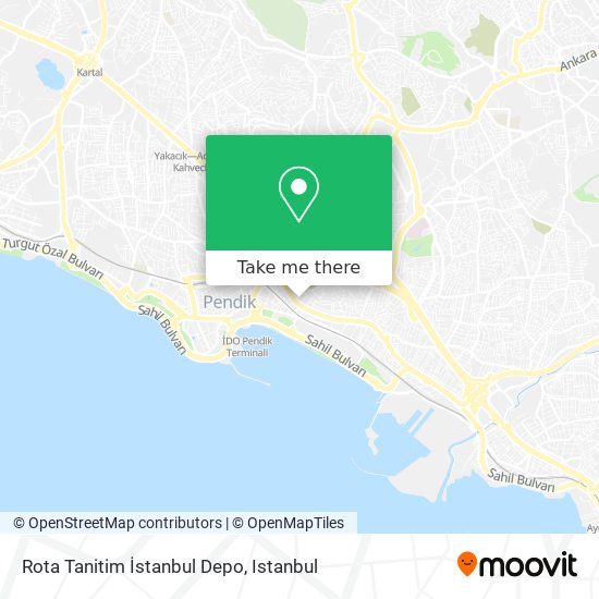 Rota Tanitim İstanbul Depo map