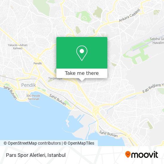 Pars Spor Aletleri map