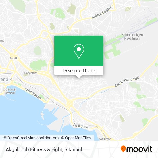 Akgül Club Fitness & Fight map