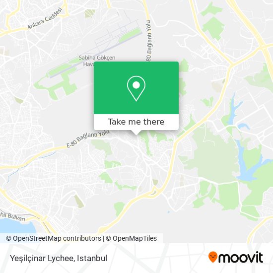 Yeşilçinar Lychee map