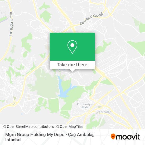 Mgm Group Holding My Depo - Çağ Ambalaj map