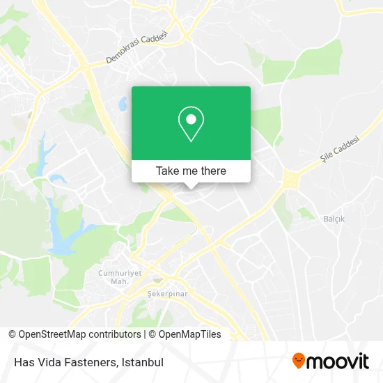 Has Vida Fasteners map