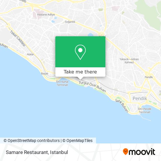 Samare Restaurant map