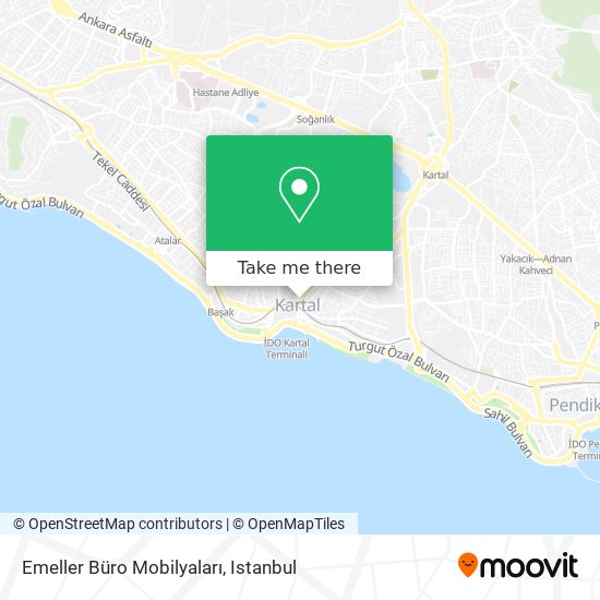 Emeller Büro Mobilyaları map