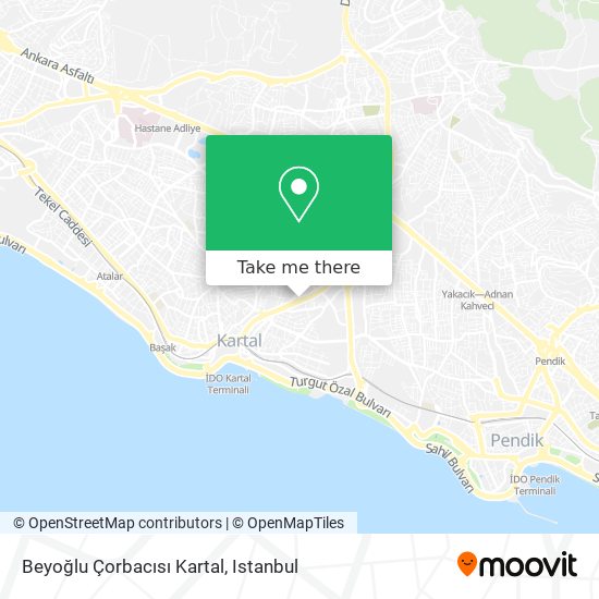 Beyoğlu Çorbacısı Kartal map