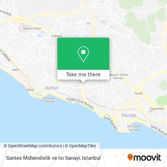 Santes Mühendislik ve Isı Sanayi map