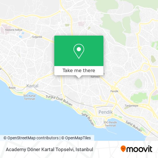 Academy Döner Kartal Topselvi map