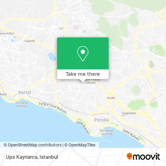 Ups Kaynarca map