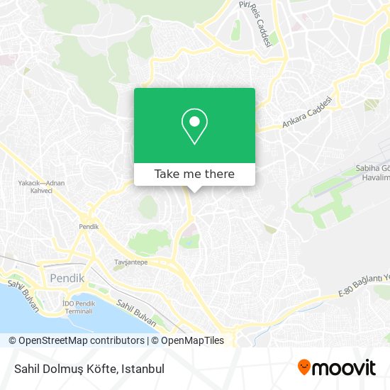 Sahil Dolmuş Köfte map