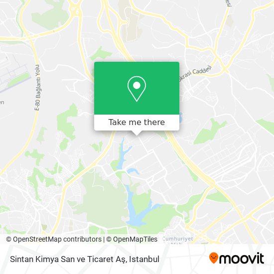 Sintan Kimya San ve Ticaret Aş map