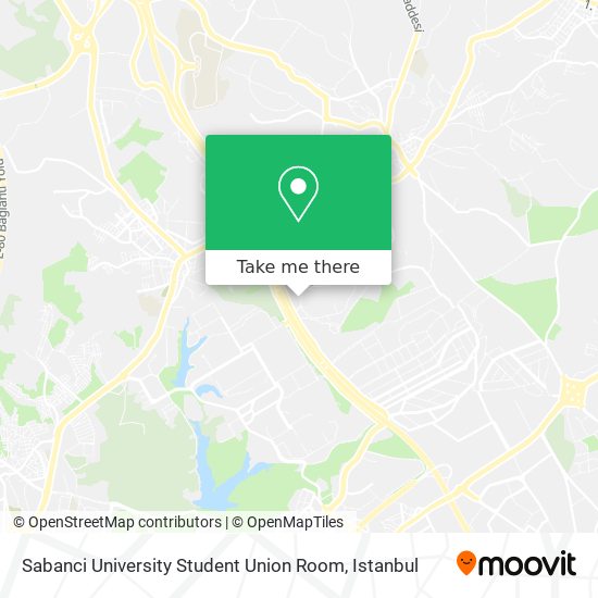 Sabanci University Student Union Room map