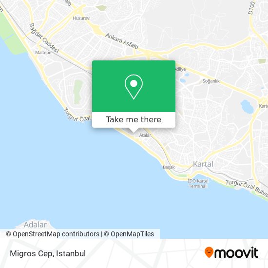 Migros Cep map
