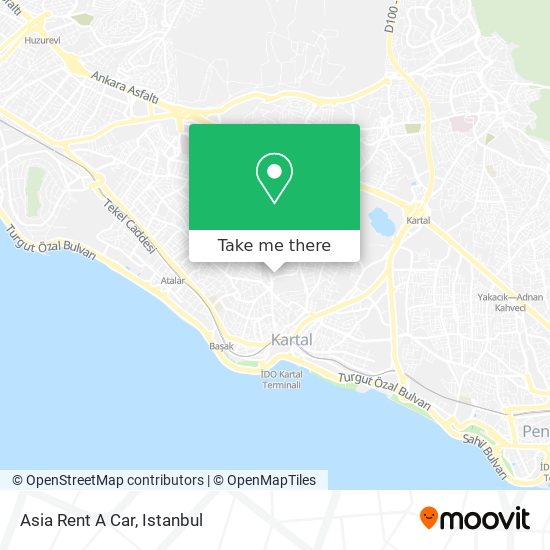 Asia Rent A Car map