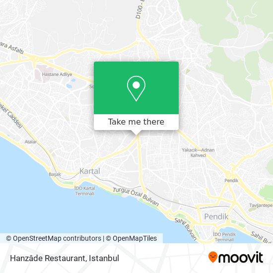 Hanzâde Restaurant map