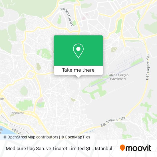 Medicure İlaç San. ve Ticaret Limited Şti. map