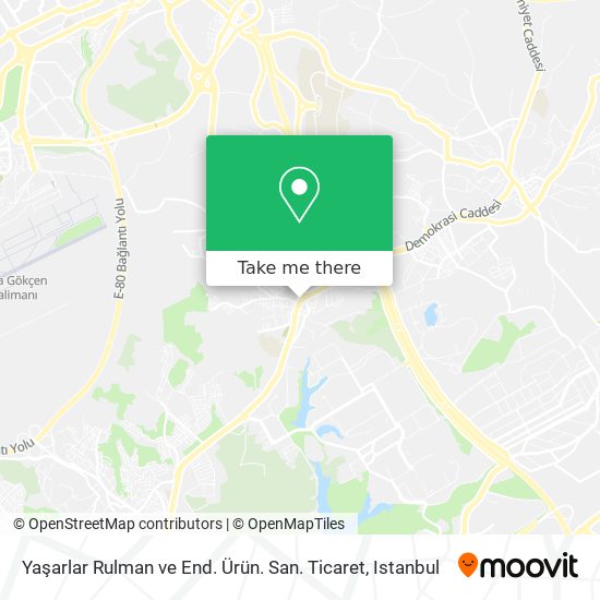 Yaşarlar Rulman ve End. Ürün. San. Ticaret map