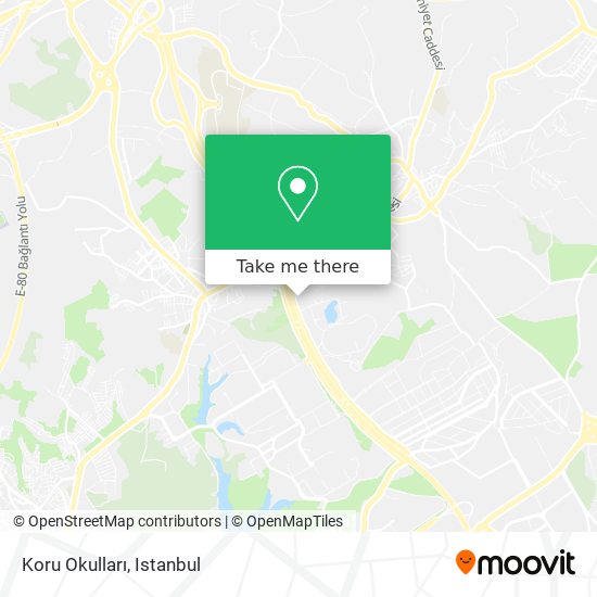 Koru Okulları map