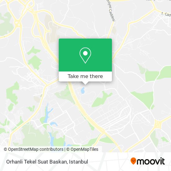 Orhanli Tekel Suat Baskan map