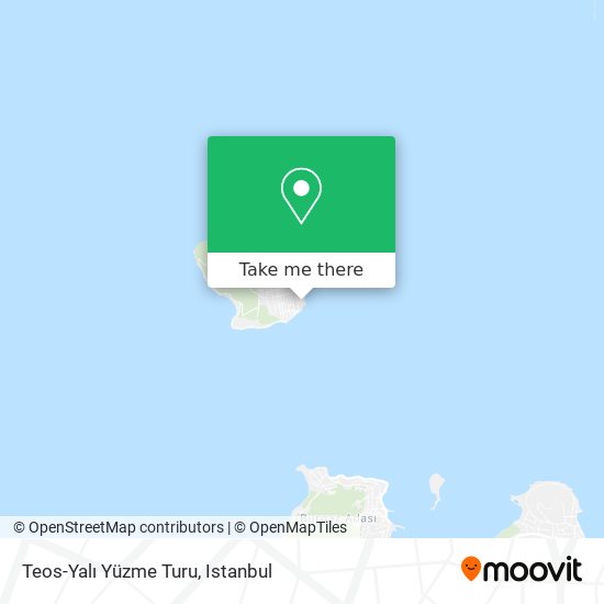 Teos-Yalı Yüzme Turu map
