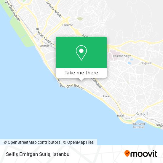 Selfiş Emirgan Sütiş map