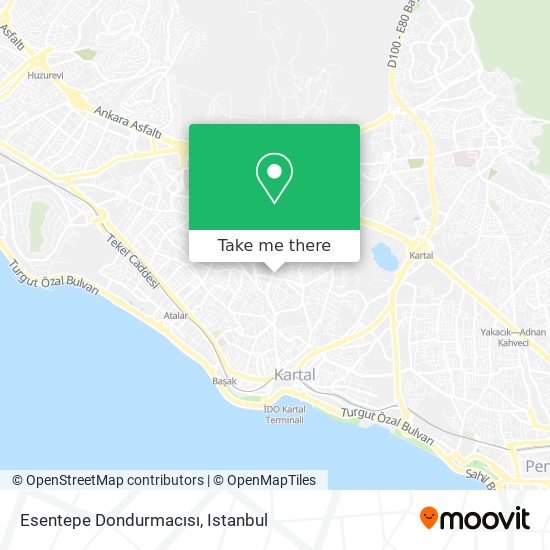 Esentepe Dondurmacısı map