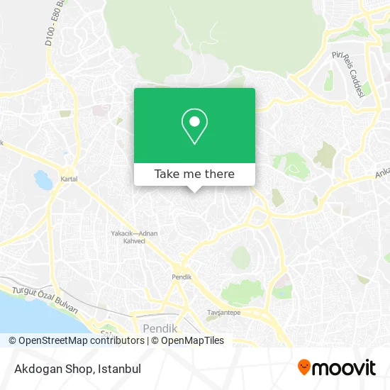 Akdogan Shop map