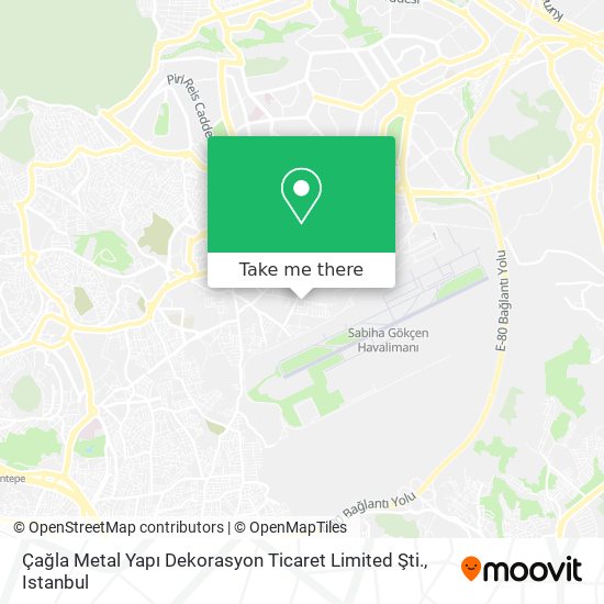 Çağla Metal Yapı Dekorasyon Ticaret Limited Şti. map