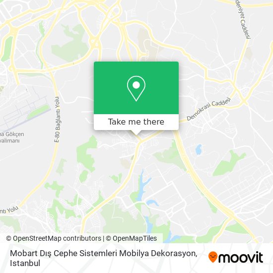 Mobart Dış Cephe Sistemleri Mobilya Dekorasyon map