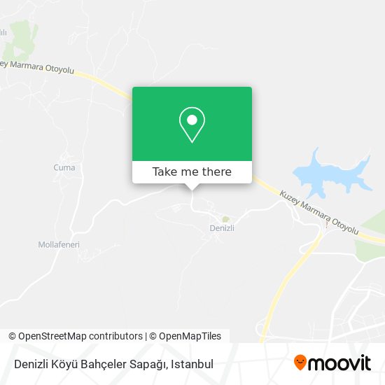 Denizli Köyü Bahçeler Sapağı map