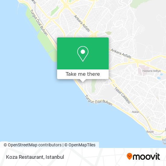 Koza Restaurant map