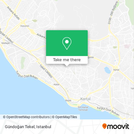 Gündoğan Tekel map