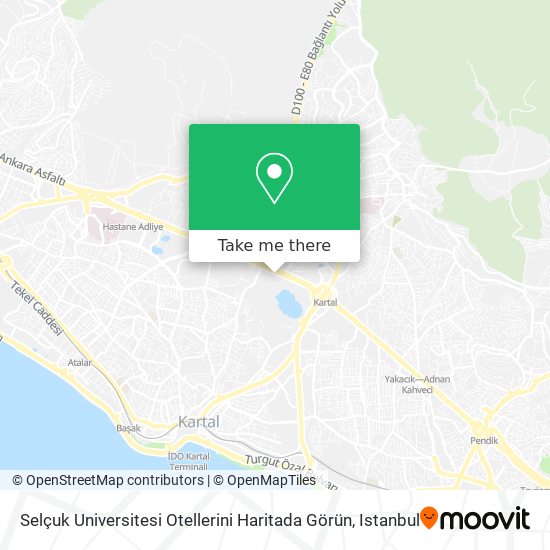 Selçuk Universitesi Otellerini Haritada Görün map