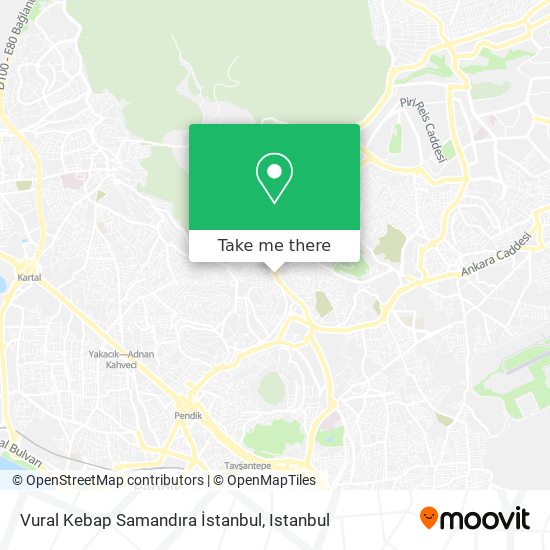 Vural Kebap Samandıra İstanbul map