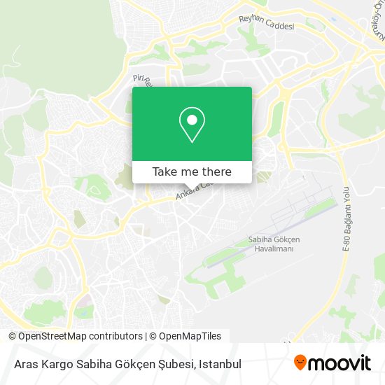 Aras Kargo Sabiha Gökçen Şubesi map