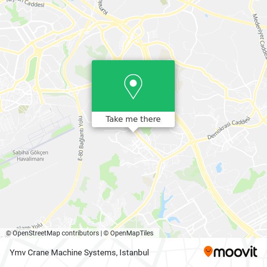 Ymv Crane Machine Systems map