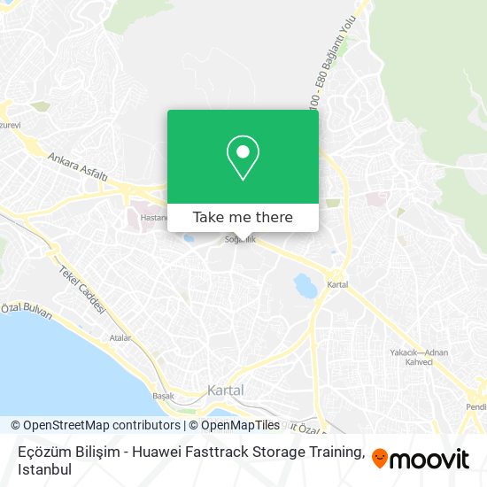 Eçözüm Bilişim - Huawei Fasttrack Storage Training map