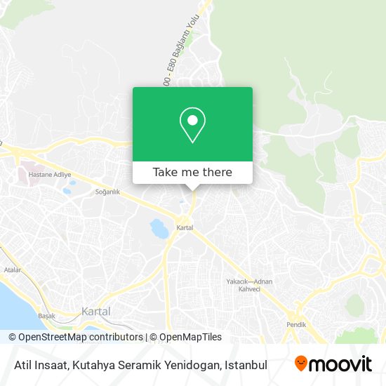 Atil Insaat, Kutahya Seramik Yenidogan map