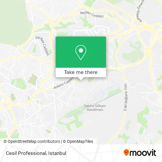 Cesil Professional map