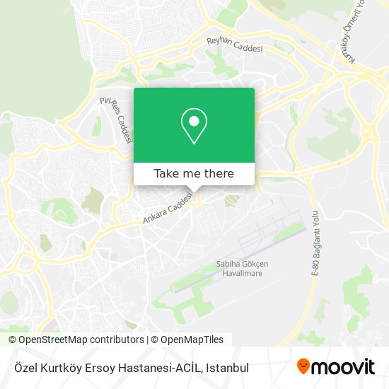 Özel Kurtköy Ersoy Hastanesi-ACİL map