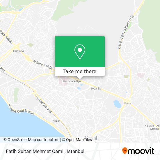 Fatih Sultan Mehmet Camii map