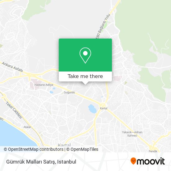 Gümrük Malları Satış map