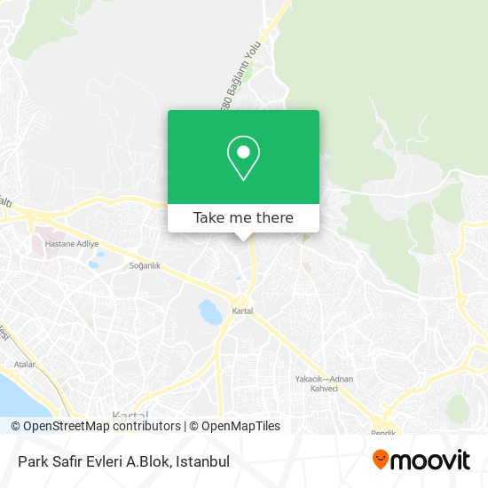 Park Safir Evleri A.Blok map