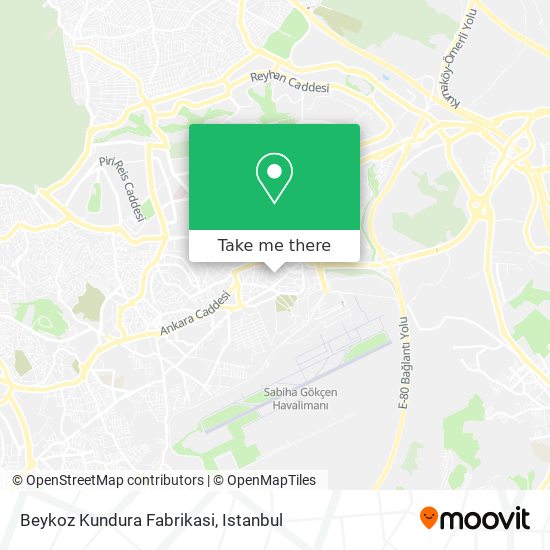 Beykoz Kundura Fabrikasi map