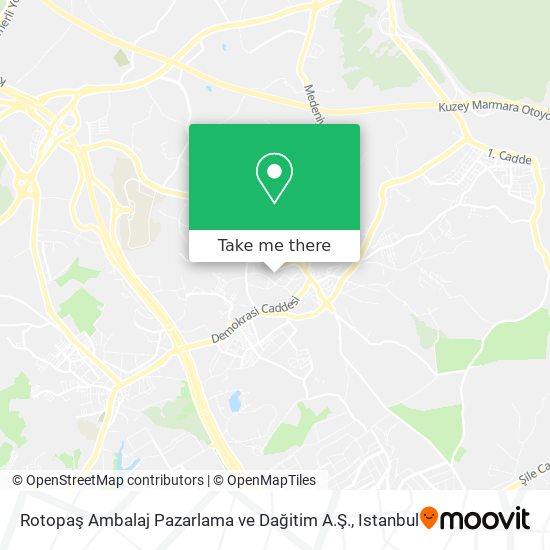 Rotopaş Ambalaj Pazarlama ve Dağitim A.Ş. map