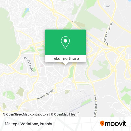 Maltepe Vodafone map
