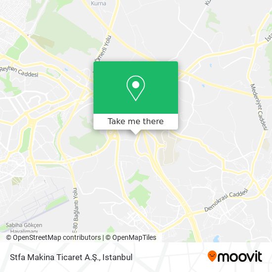 Stfa Makina Ticaret A.Ş. map